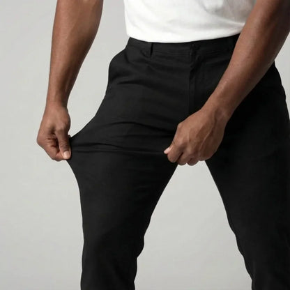 Pantalons chinos slim avec poches latérales