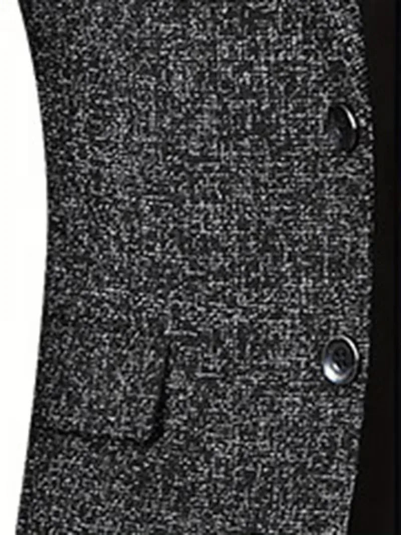 Slim-fit jacket with notch lapel and wrinkle-resistant material