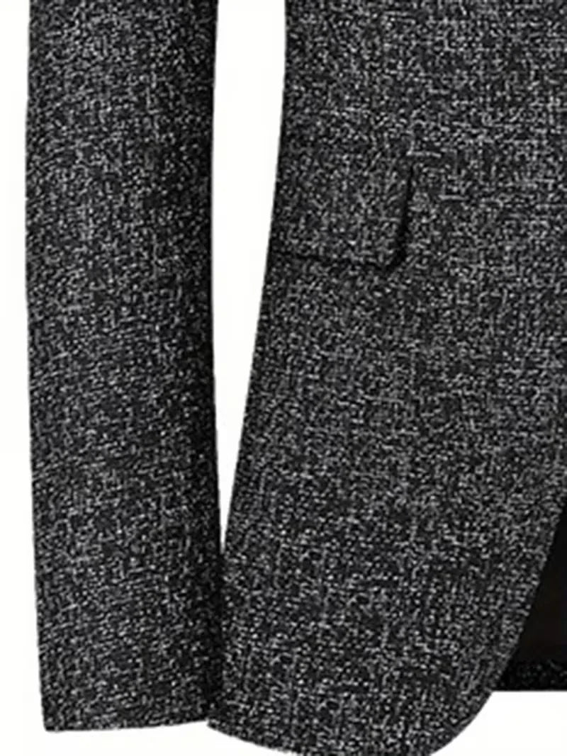 Veste ajustée avec col cranté et tissu résistant aux plis