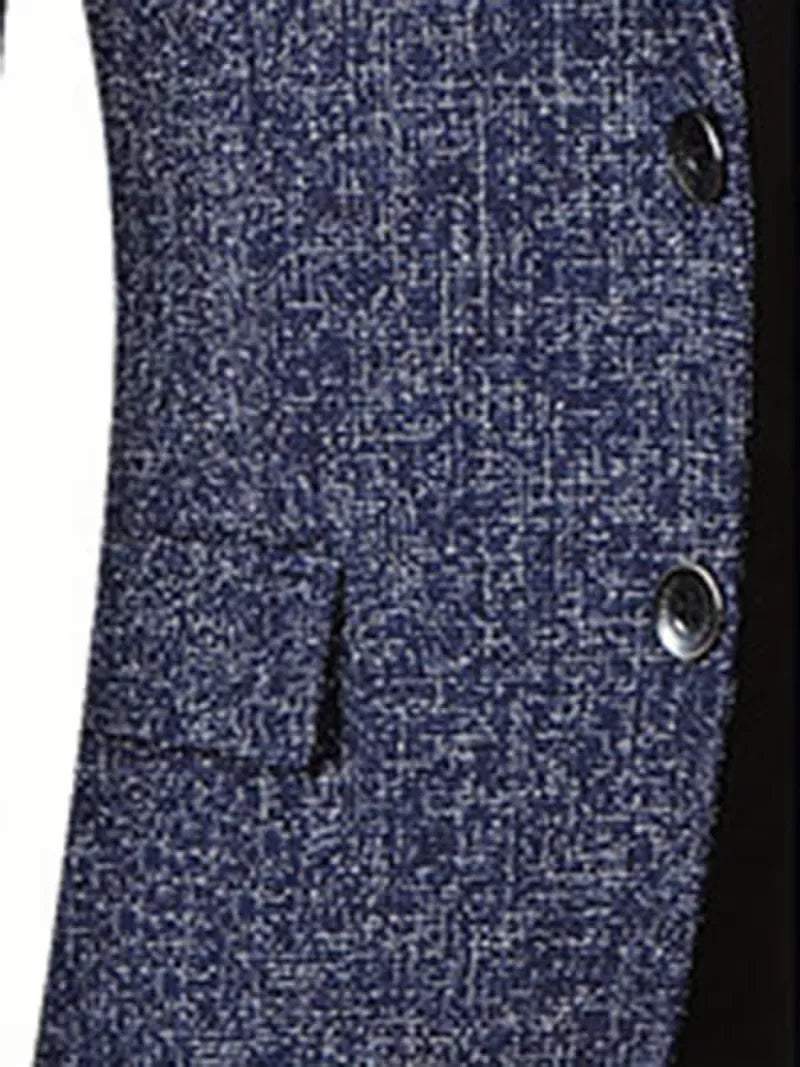 Veste ajustée avec col cranté et tissu résistant aux plis