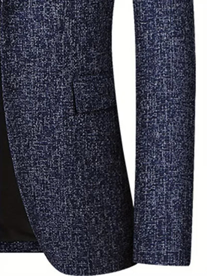Veste ajustée avec col cranté et tissu résistant aux plis