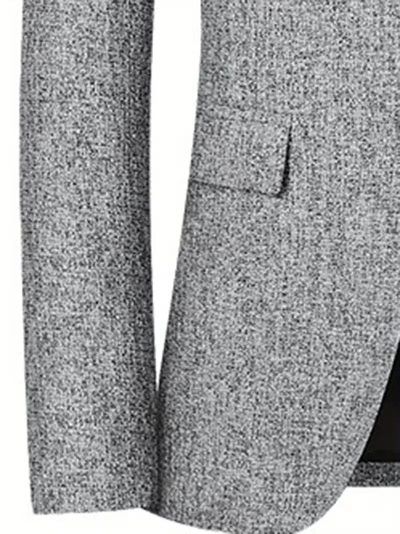 Veste ajustée avec col cranté et tissu résistant aux plis