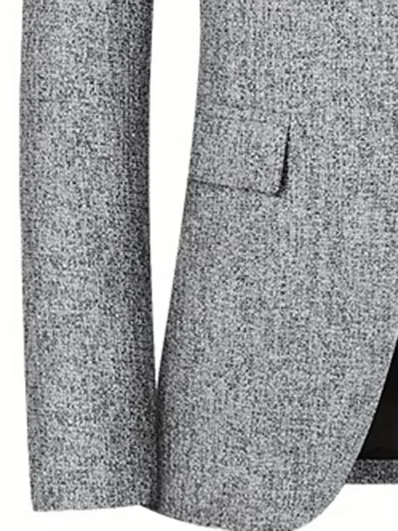 Veste ajustée avec col cranté et tissu résistant aux plis