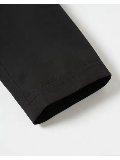 Slim fit trench coat with pocket detail