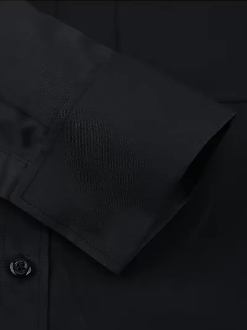 Smart shirt with mandarin collar