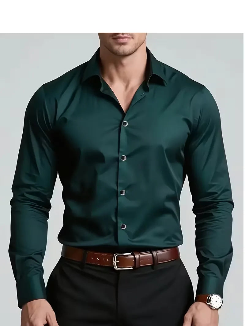 Smart shirts slim fit mandarin collar