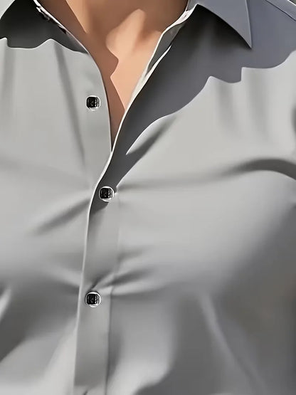 Smart shirts slim fit mandarin collar