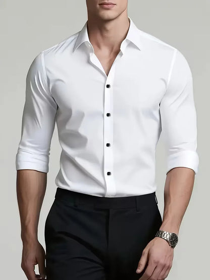 Smart shirts slim fit mandarin collar