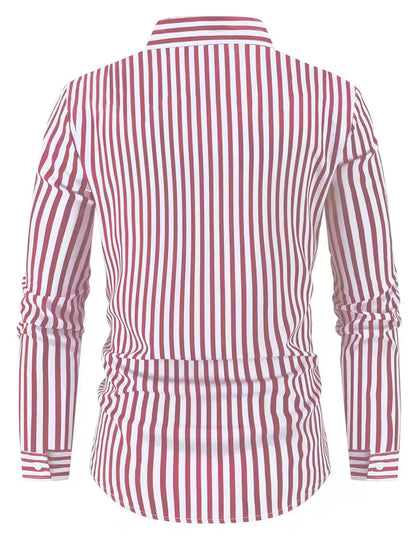 Smart shirts with vertical stripes