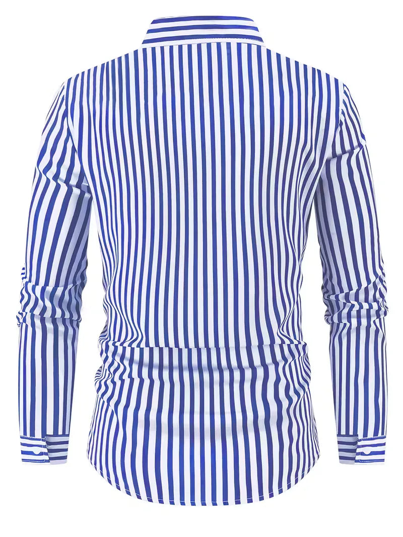 Smart shirts with vertical stripes