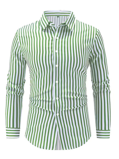 Smart shirts with vertical stripes