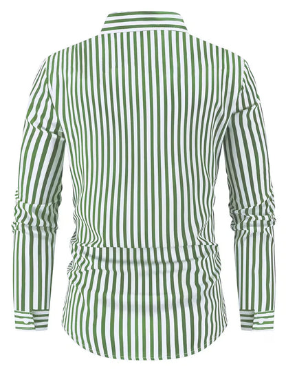 Smart shirts with vertical stripes