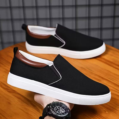 Chaussures à enfiler avec toile respirante et ouverture élastique