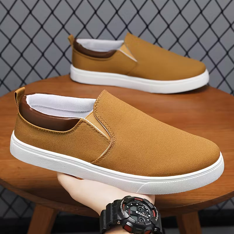 Chaussures à enfiler avec toile respirante et ouverture élastique