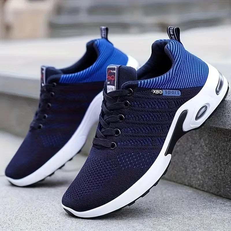 Sneakers with breathable mesh upper