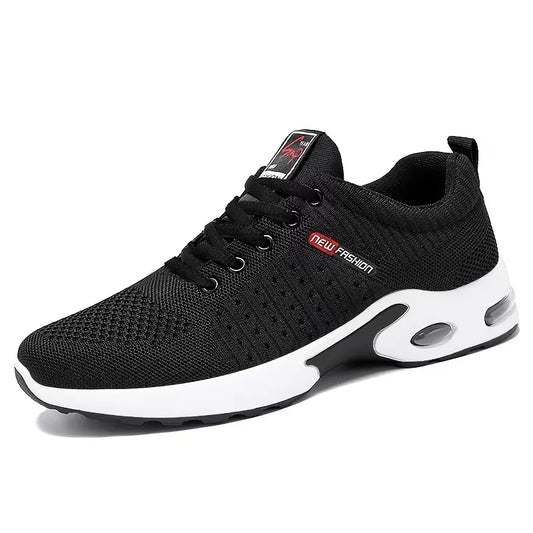 Sneakers with breathable mesh upper