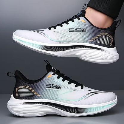 Sneakers with breathable upper and non-slip outsole
