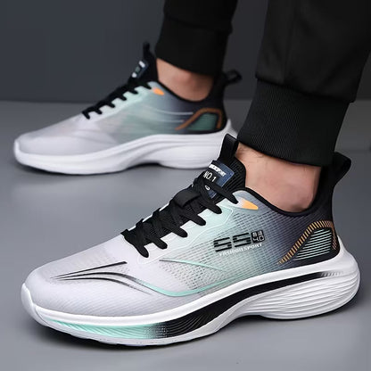 Sneakers with breathable upper and non-slip outsole