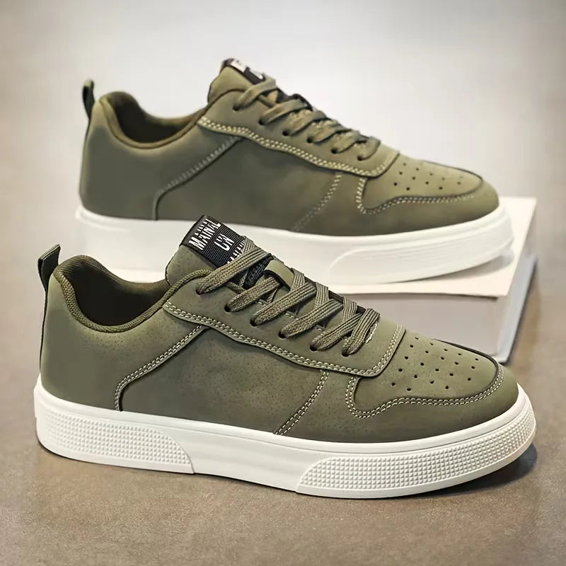 Sneakers with slip-resistant rubber sole