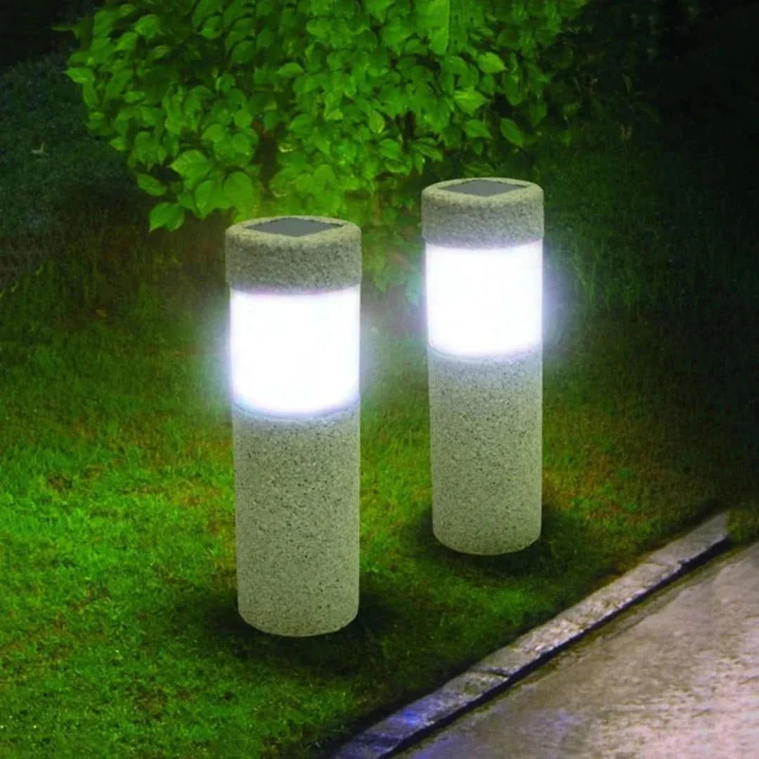 GraniteGlow - Stenen zuillamp