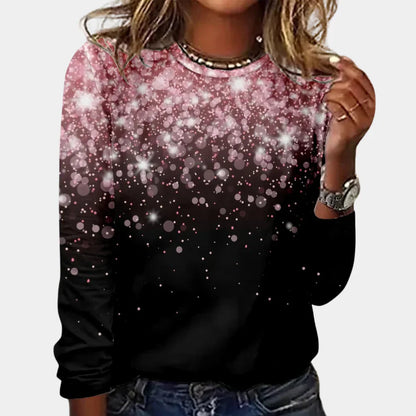 Fashionable Ladies' Shirt with Long Sleeves