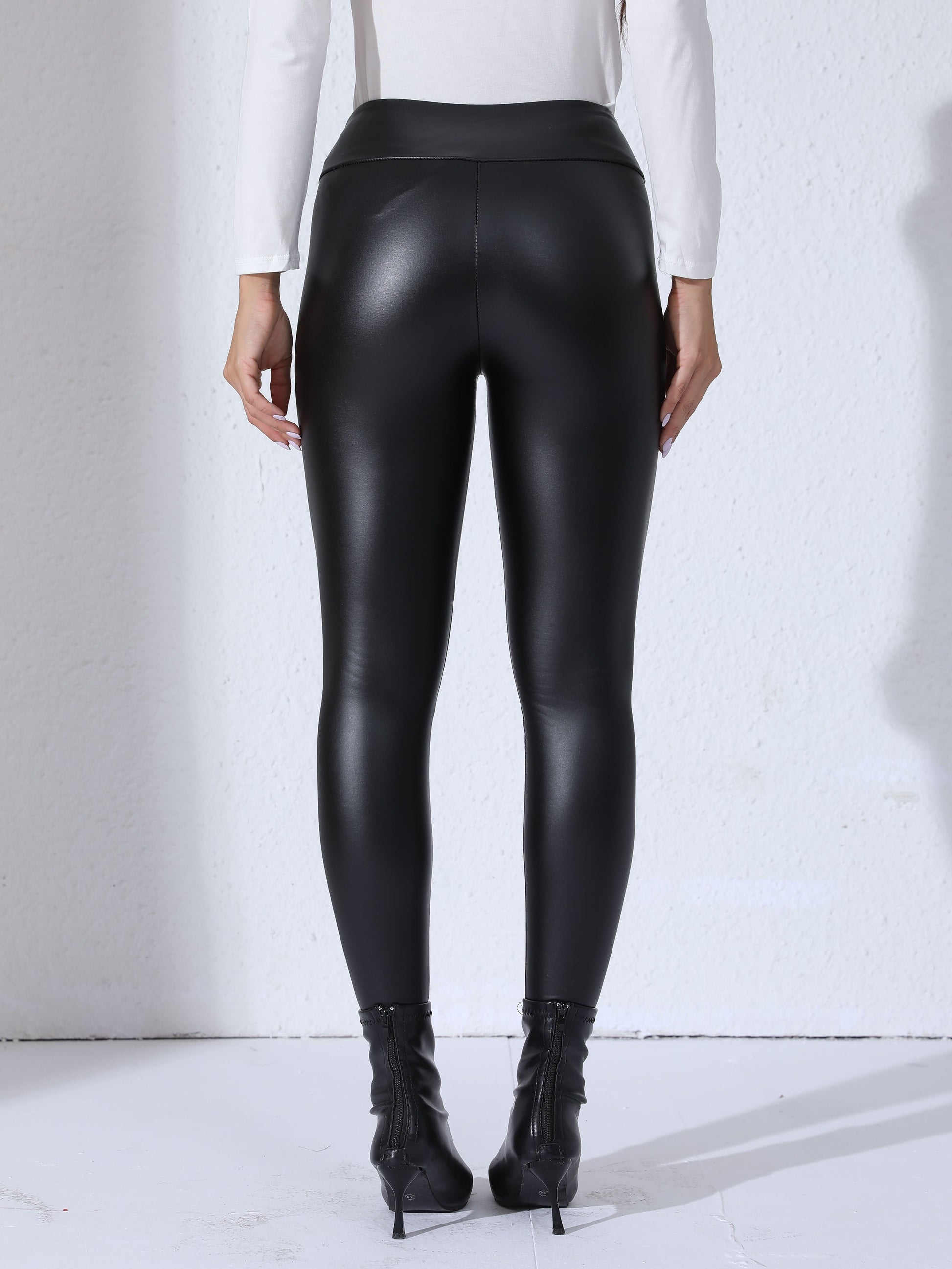 Sophie | PU Leather Outdoor Sport Leggings