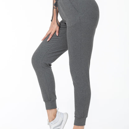 Sophie | Plain Colour Casual Running Trousers with Pocket