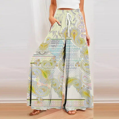 Printed Summer Pants for Women - Solane