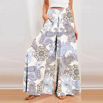 Printed Summer Pants for Women - Solane