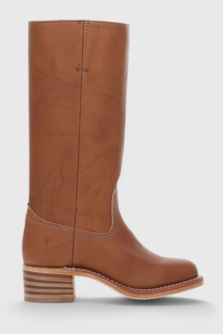 Stivali al ginocchio da donna in pelle con tacco – Eleganti e comodi