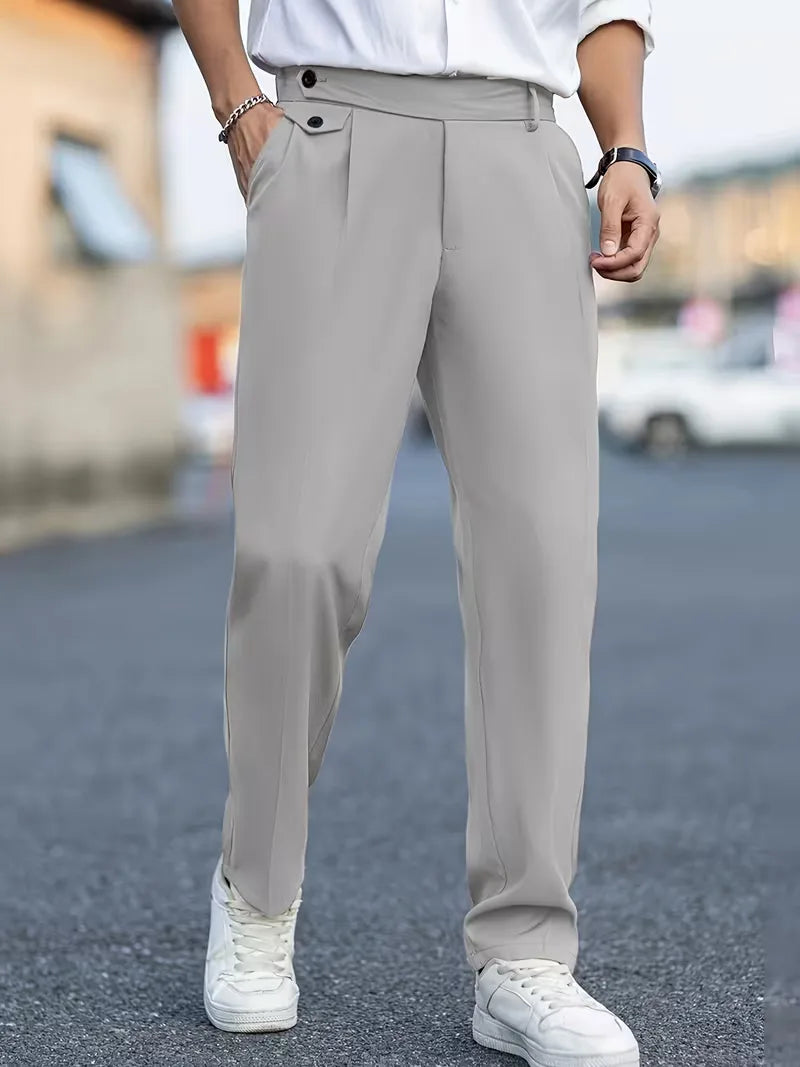 Straight Leg Trousers