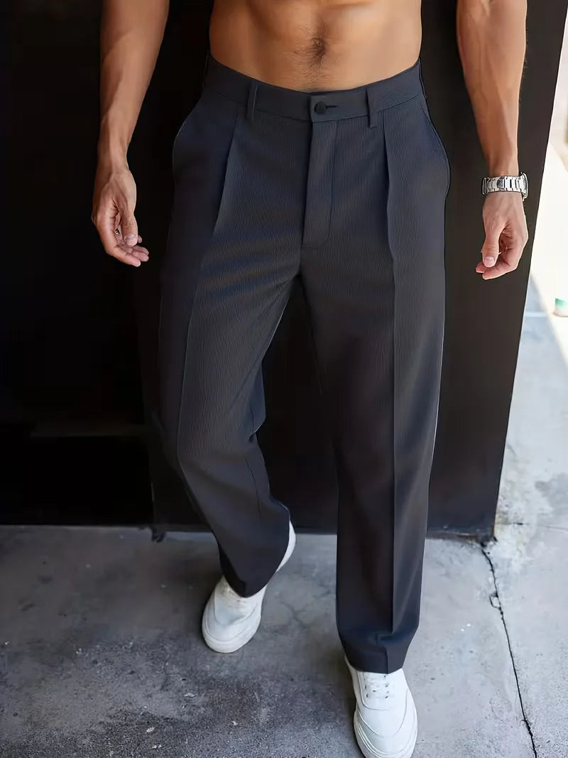 Straight Leg Trousers