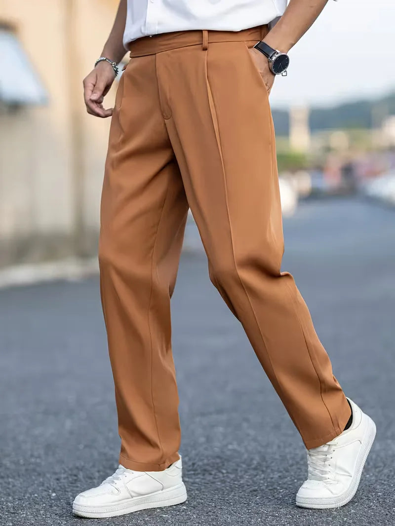 Straight Leg Trousers