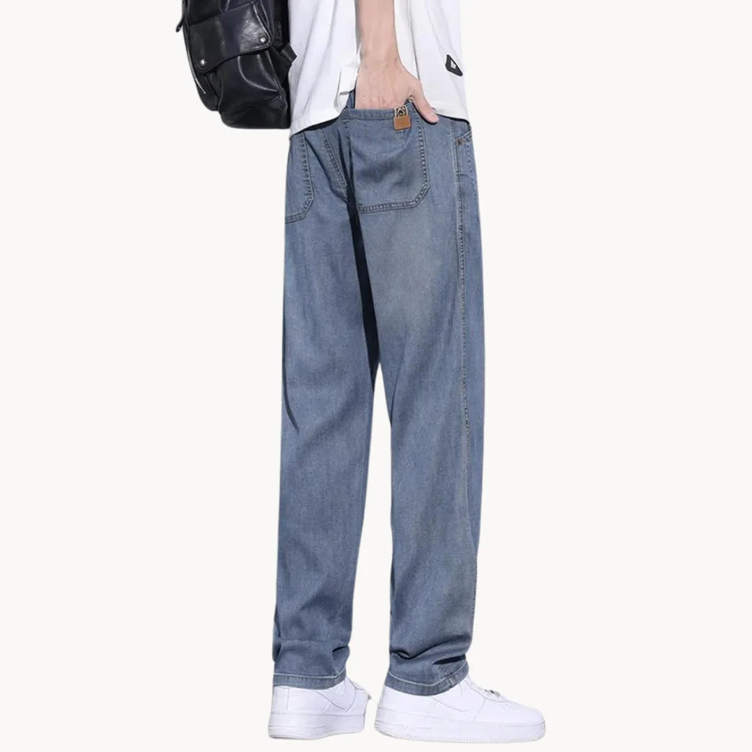 P Legend | Pantalon droit avec poches latérales