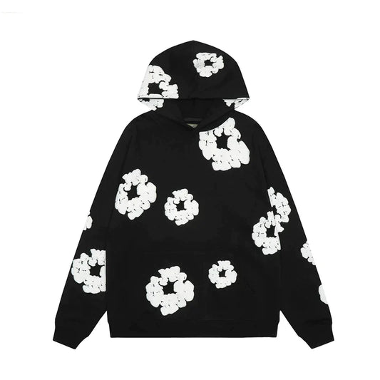 Stylish Casual Hoodie with Floral Pattern for Women - Celisa