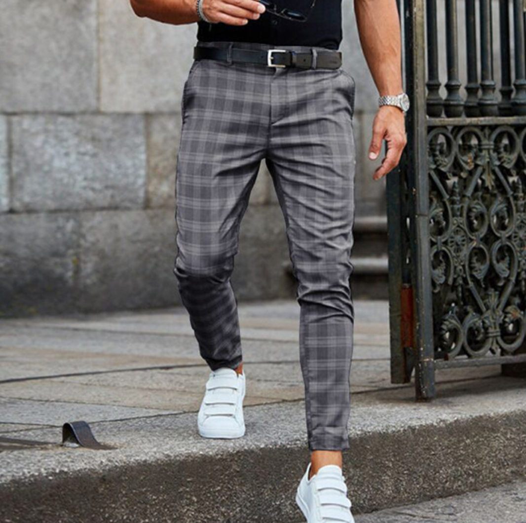 Stylish Checked Trousers for Men