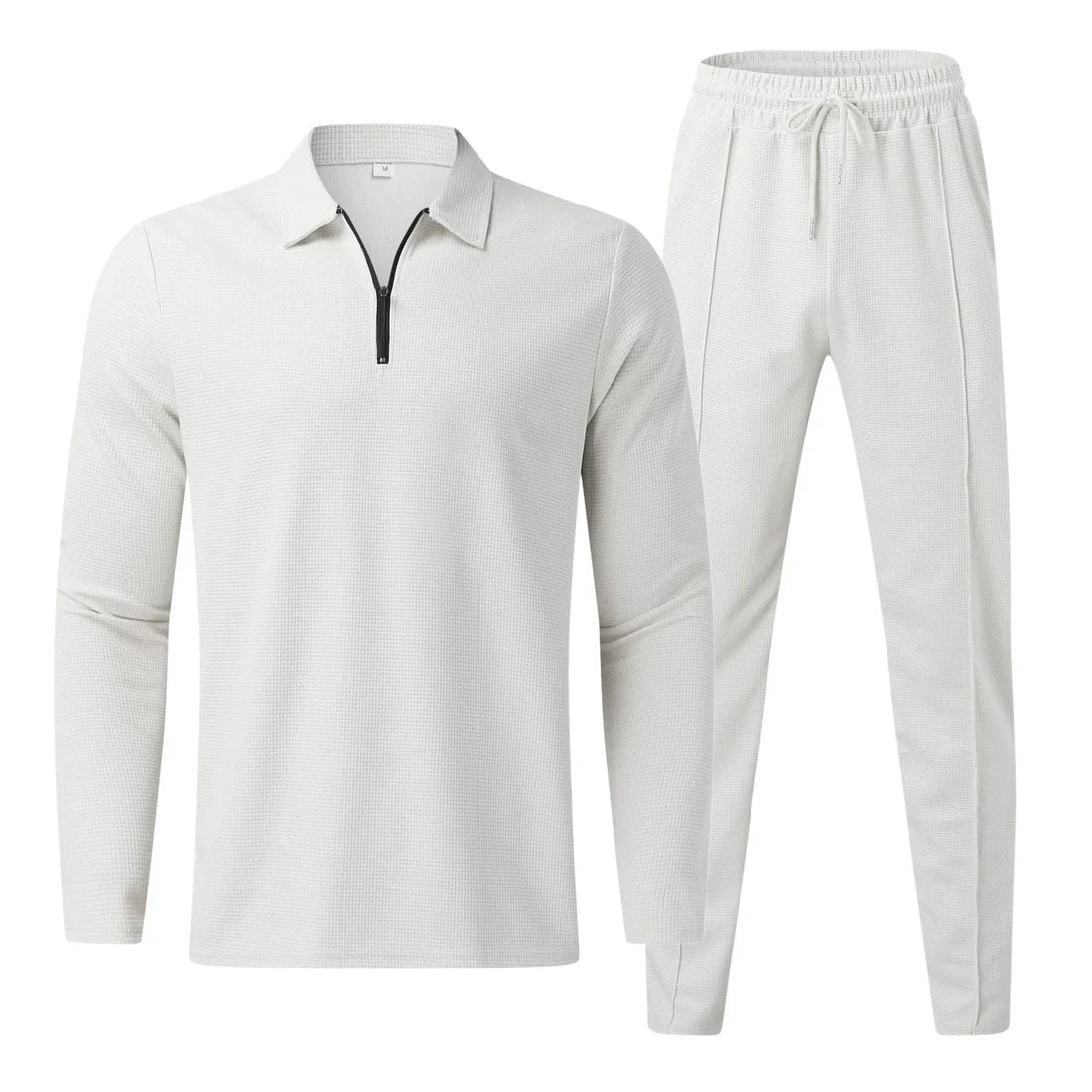 Stylish Men's Tracksuit with Long Sleeves and Zipper