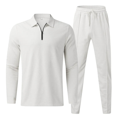 Stylish Men's Tracksuit with Long Sleeves and Zipper