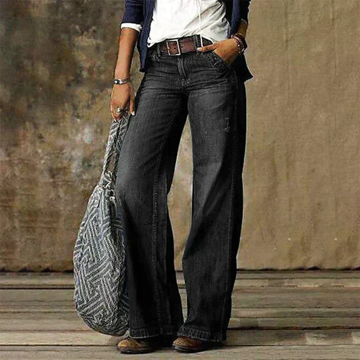 Stylish Women's Trousers with Wide Legs