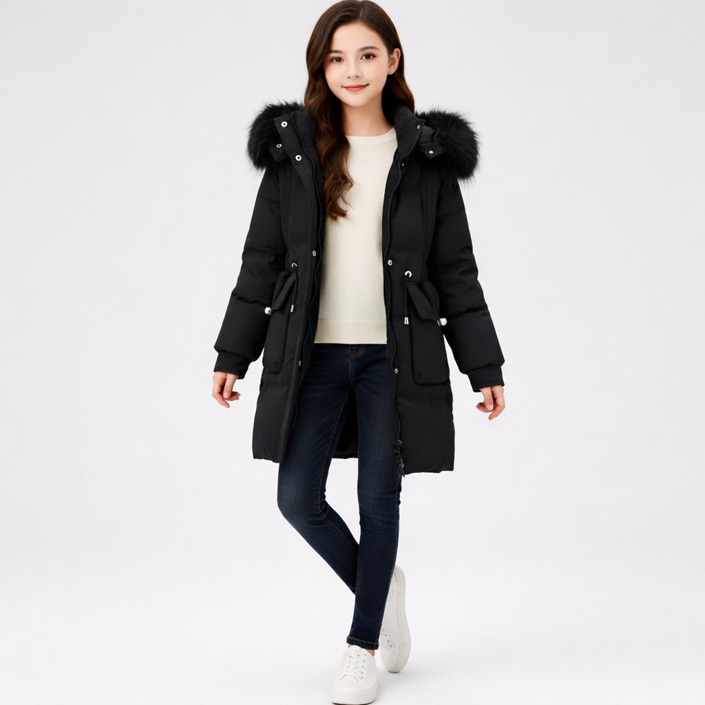 Cappotto invernale Lila per bambini - Caldo ed elegante per le giornate fredde