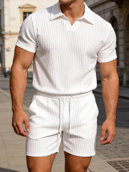 Summer Clothing Set with Polo