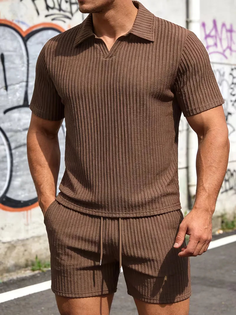 Summer Clothing Set with Polo