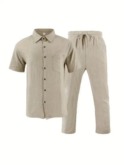 Summer Clothing Set with Short Sleeves