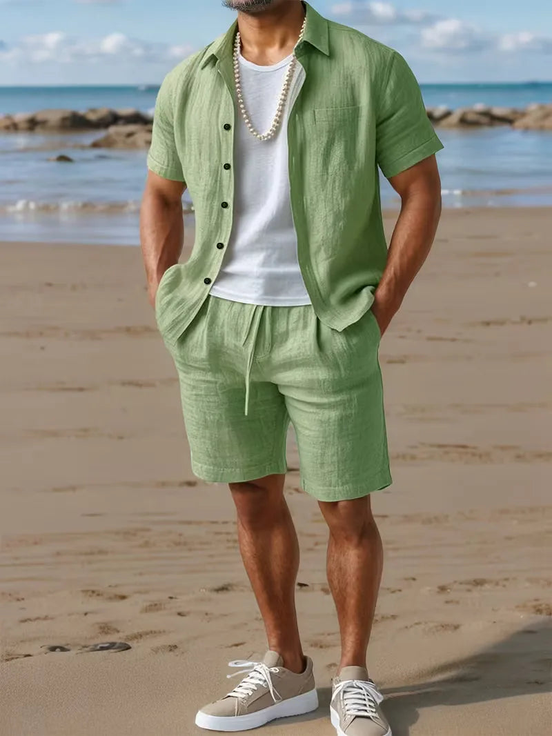 Summer Clothing Set with Short Sleeves