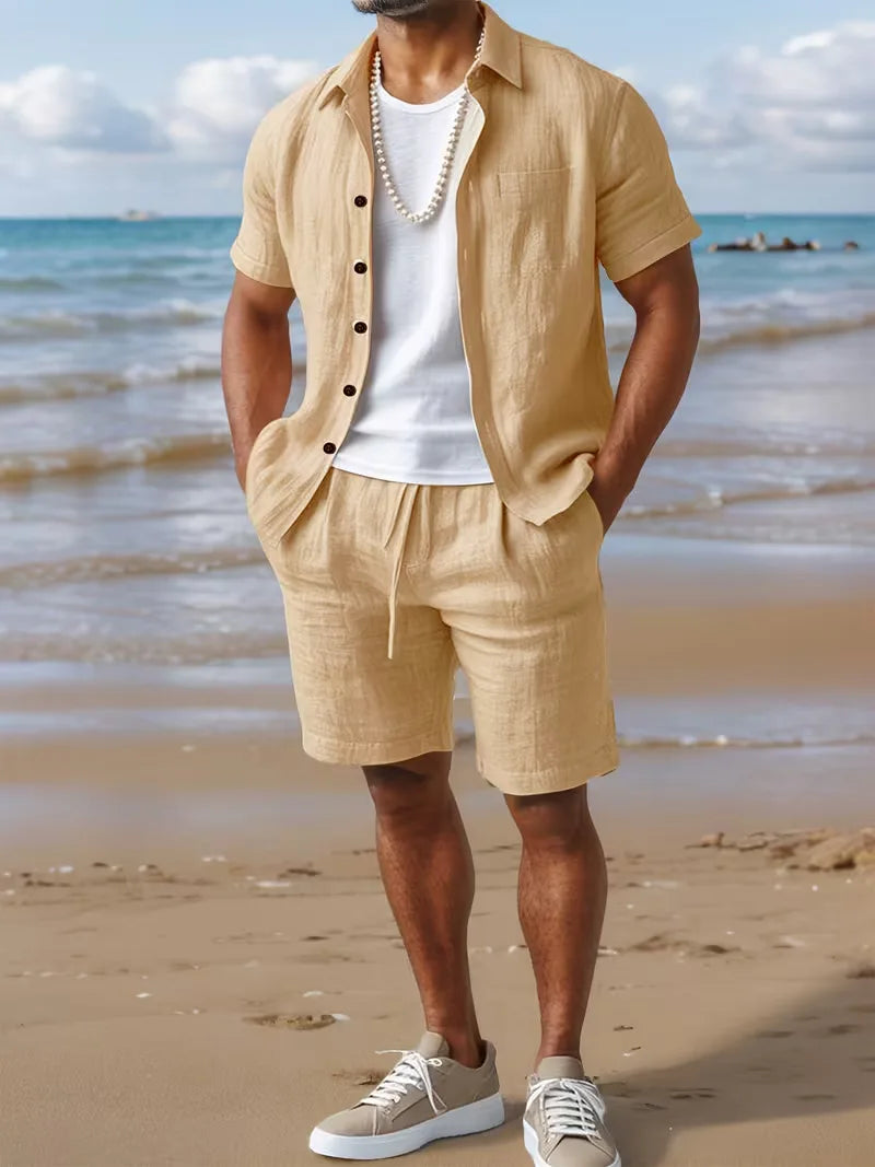 Summer Clothing Set with Short Sleeves