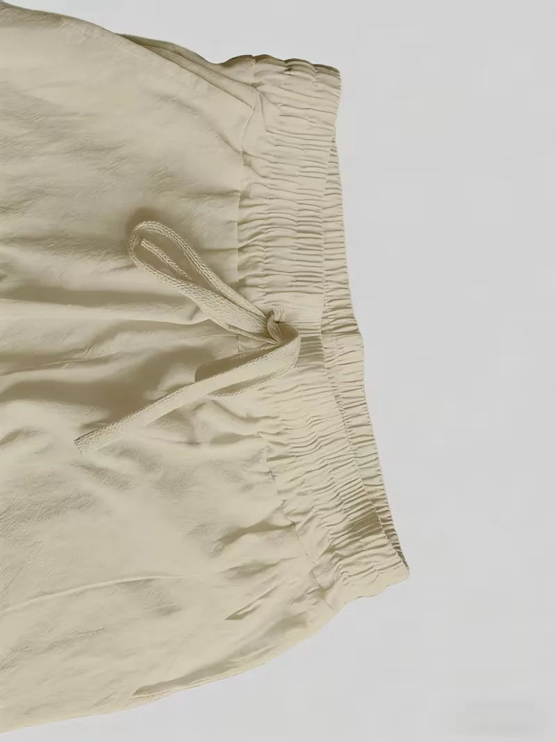 Summer Clothing Set with V-Neck