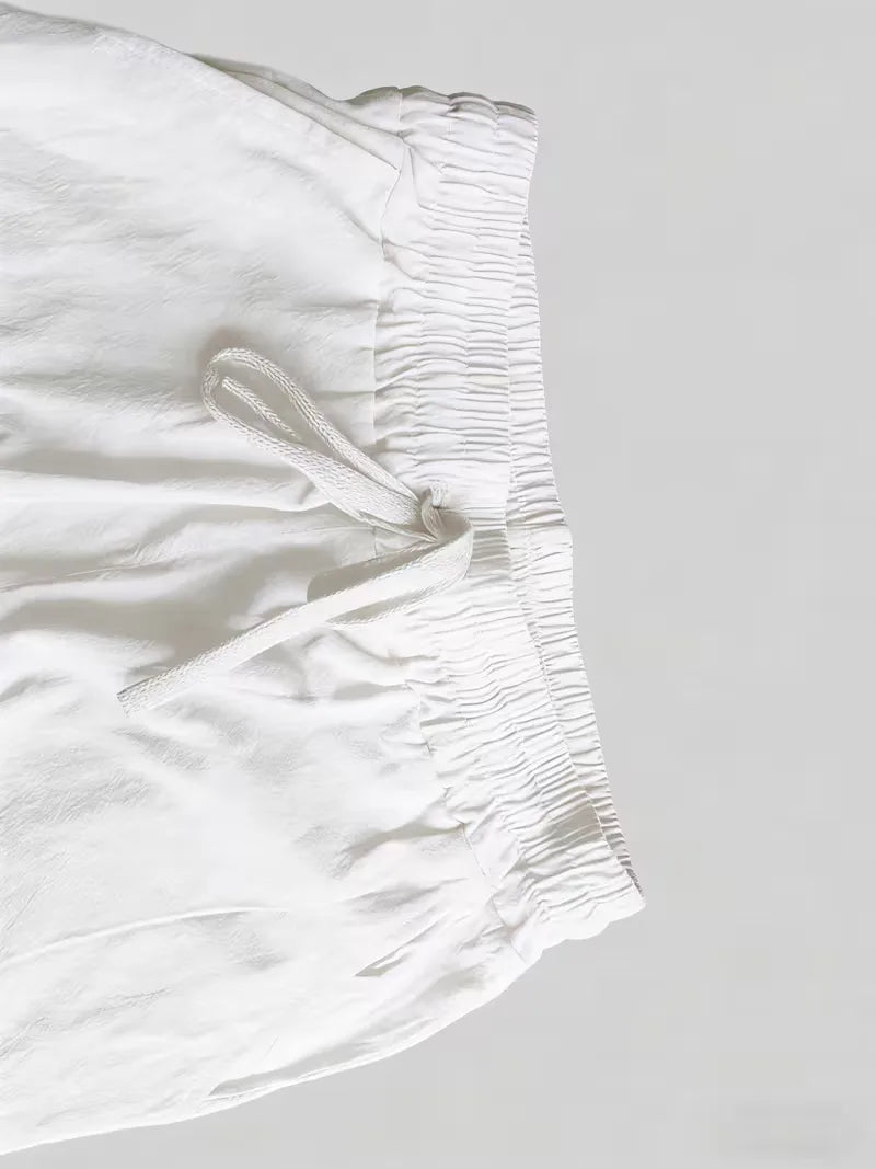 Summer Clothing Set with V-Neck