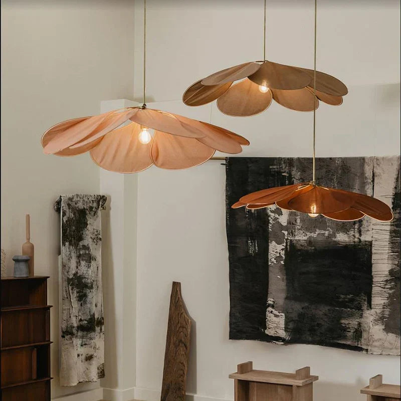 Lampada a sospensione a forma di fiore - Lampada di design con illuminazione d'atmosfera