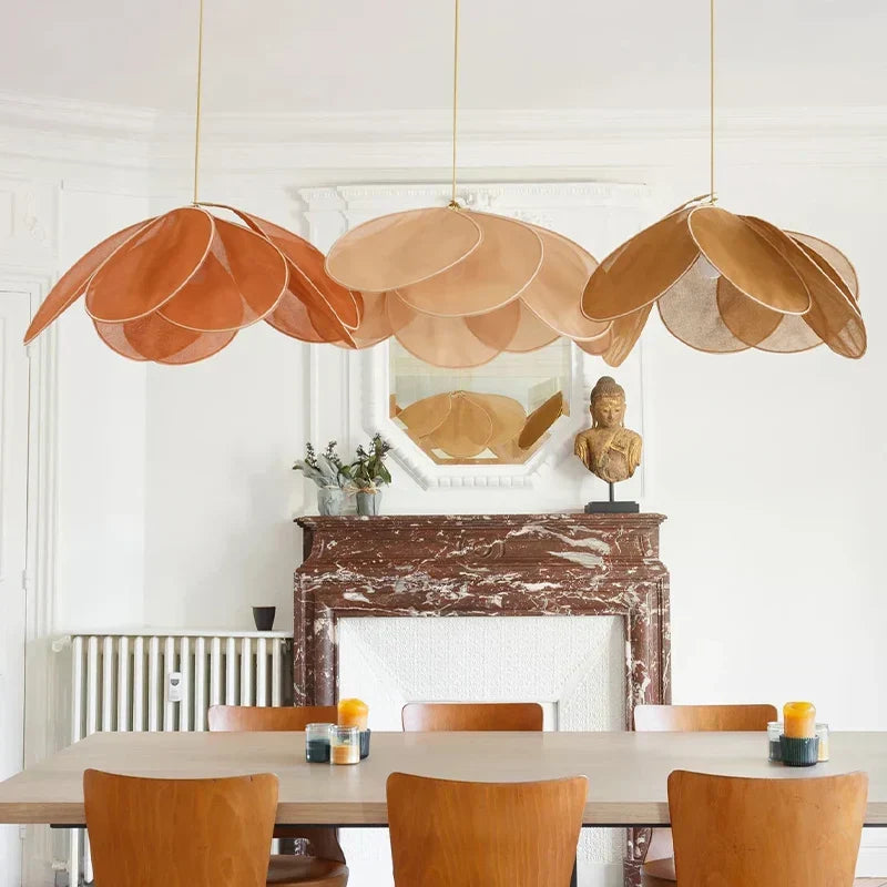 Lampada a sospensione a forma di fiore - Lampada di design con illuminazione d'atmosfera