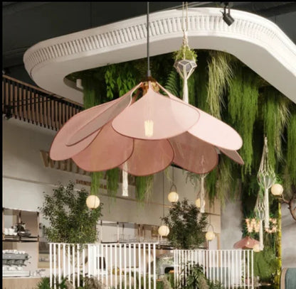 Lampada a sospensione a forma di fiore - Lampada di design con illuminazione d'atmosfera